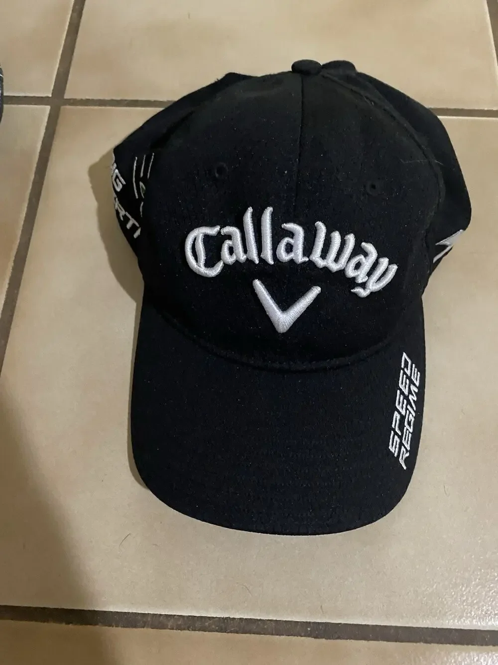 Callaway XR Big Bertha Odyssey Chrome Soft Golf Hat / Cap - Black